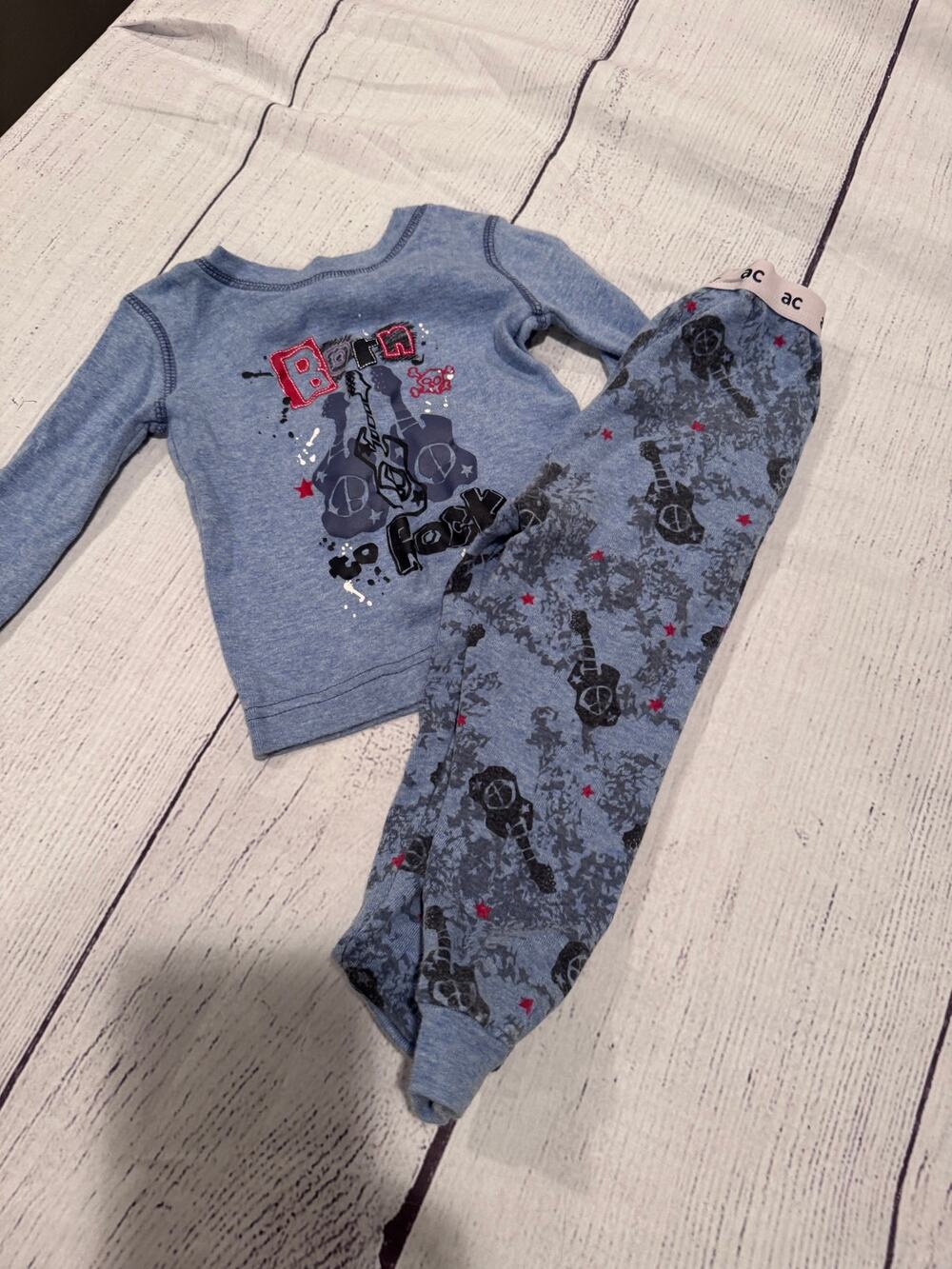 Amy Coe “Born to Rock” PJs Size 24 months